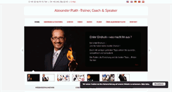 Desktop Screenshot of alexanderplath.com